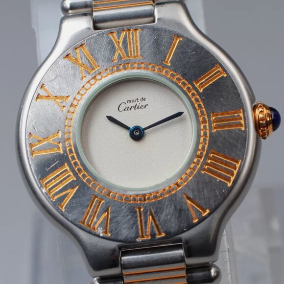 Mint Cartier Must De Ladies Watch With Box!